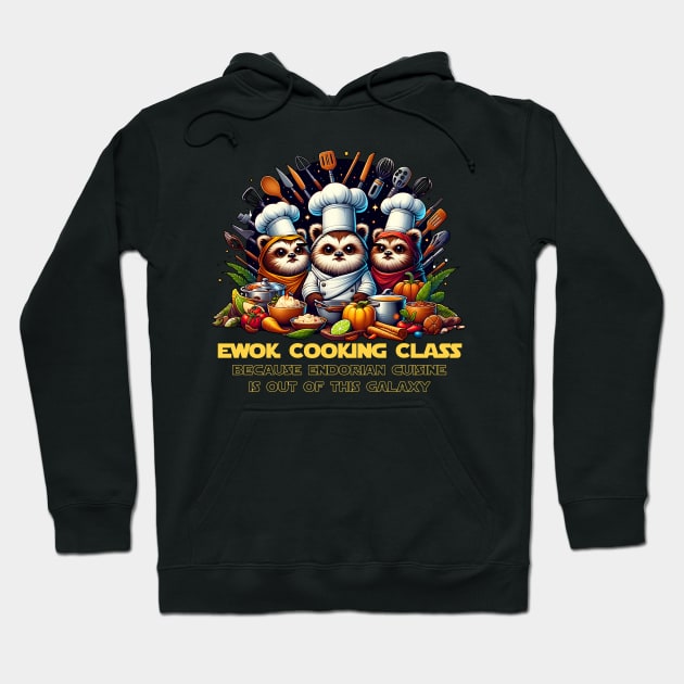 Ewok Cooking Class Hoodie by MarCreative